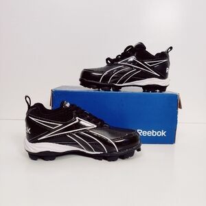 Reebok Kids' Black and White Cleats Soccer Unisex NEW